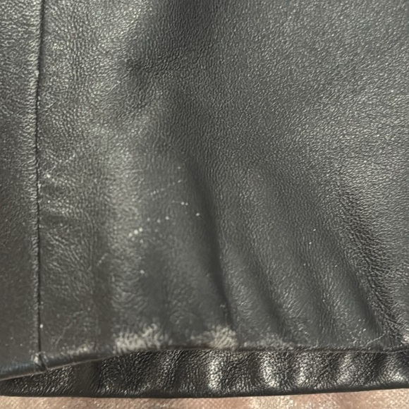 Wilsons Pelle Studio Classic Black Leather Jacket Size Medium - Picture 12 of 14